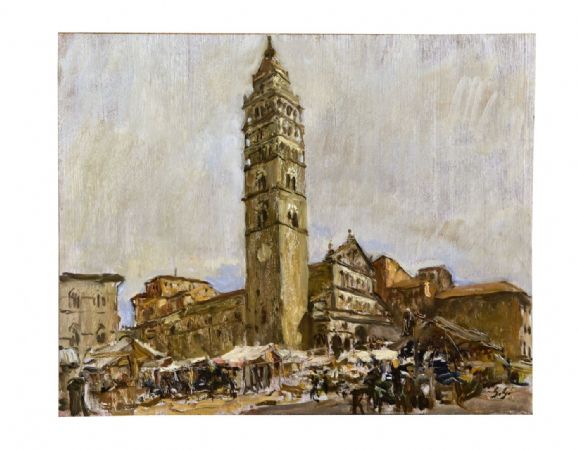 朱塞佩·格拉齐奥西（Giuseppe Graziosi）（萨维尼亚诺SP，1879年-佛罗伦萨，1942年）“皮斯托亚”
    